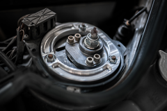 190E (W201) Aluminum Front Strut Tower Reinforcements-Steel parts-Bare-Garagistic