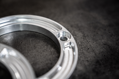 190E (W201) Aluminum Front Strut Tower Reinforcements-Steel parts-Bare-Garagistic