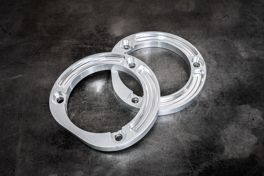 190E (W201) Aluminum Front Strut Tower Reinforcements-Steel parts-Bare-Garagistic