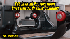 E46 (Non-M) Complete Solid Delrin Differential Carrier Bushing Set-Delrin Suspension-Delrin (race only)-Garagistic