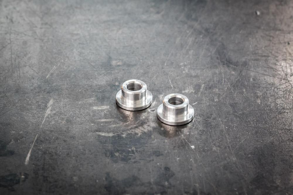 Aluminum Round Carrier Shifter Bushings (E24, E30, E28, E34)-Shifter Components-Garagistic