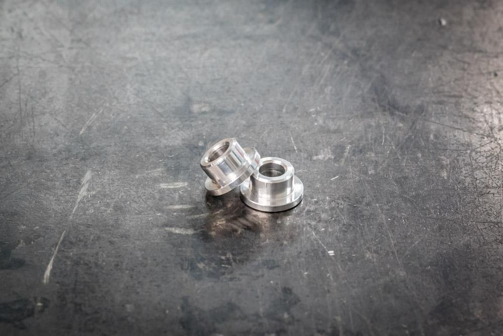 Aluminum Round Carrier Shifter Bushings (E24, E30, E28, E34)-Shifter Components-Garagistic