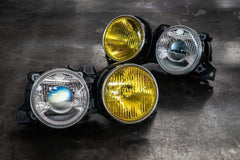 BMW E30 "Euro Smiley" Headlights - Clear Lenses-Headlights-Clear-Garagistic