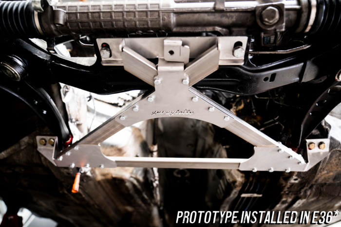 BMW E30 / E36 X-Brace-Steel parts-E30-Garagistic