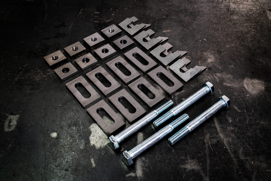 BMW E30 Serrated Camber and Toe Adjustment Brackets-Steel parts-I Need Both!-Garagistic