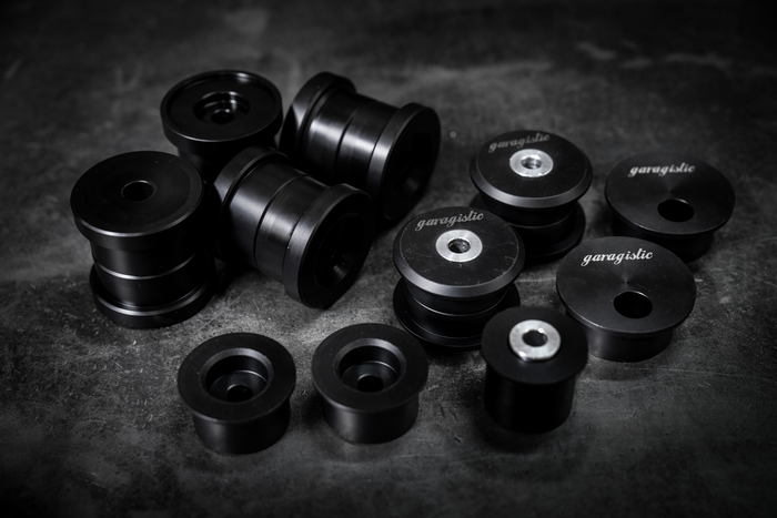 BMW E36 Complete Polyurethane Suspension Kit - Full Bushing Kit-Complete Bushing Kit-Delrin (Race)-Offset-Garagistic