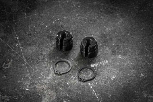BMW Throttle Cable Bushings - Billet Aluminum - E36, E39, E38, M50 swaps-Steel parts-Black Anodized-Garagistic