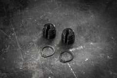 BMW Throttle Cable Bushings - Billet Aluminum - E36, E39, E38, M50 swaps-Steel parts-Black Anodized-Garagistic