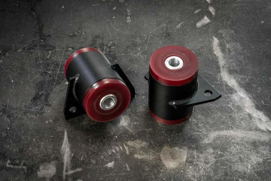 E21 Rear Subframe Bushings - 316, 318, 320-Poly-80a soft poly (autox/street)-Garagistic