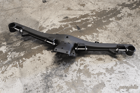 E24 and E28 Adjustable Rear Subframe Conversion-Steel parts-Black-I will supply my core upfront-Garagistic