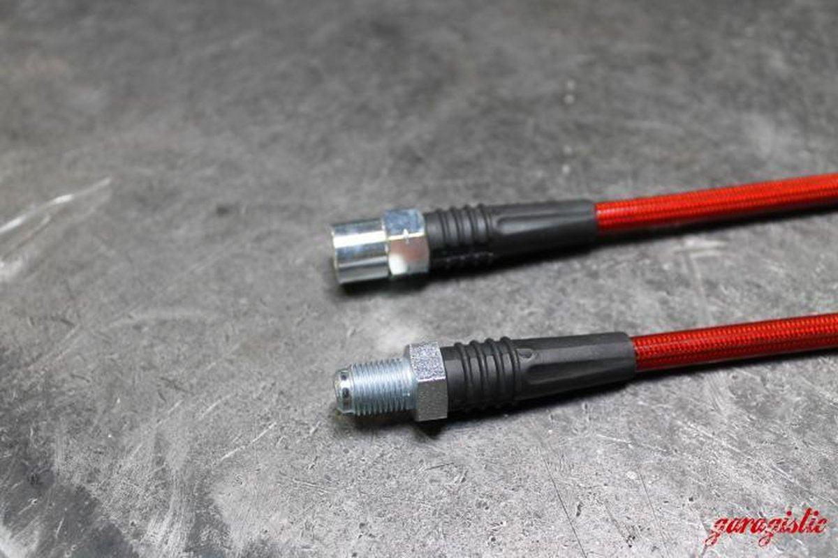 E28 Stainless Steel Complete 6 Brake Line Kit - DOT Compliant-Brake Lines-No clutch line-Garagistic