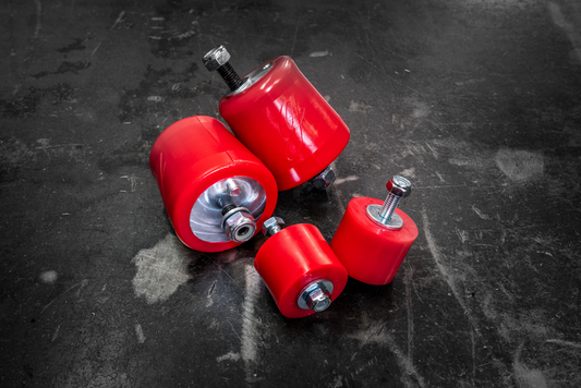 E30 318 M42 Poly Engine Mount Bushings - 11811137076-Poly-80A soft poly (autox/street)-No Thanks!-Garagistic