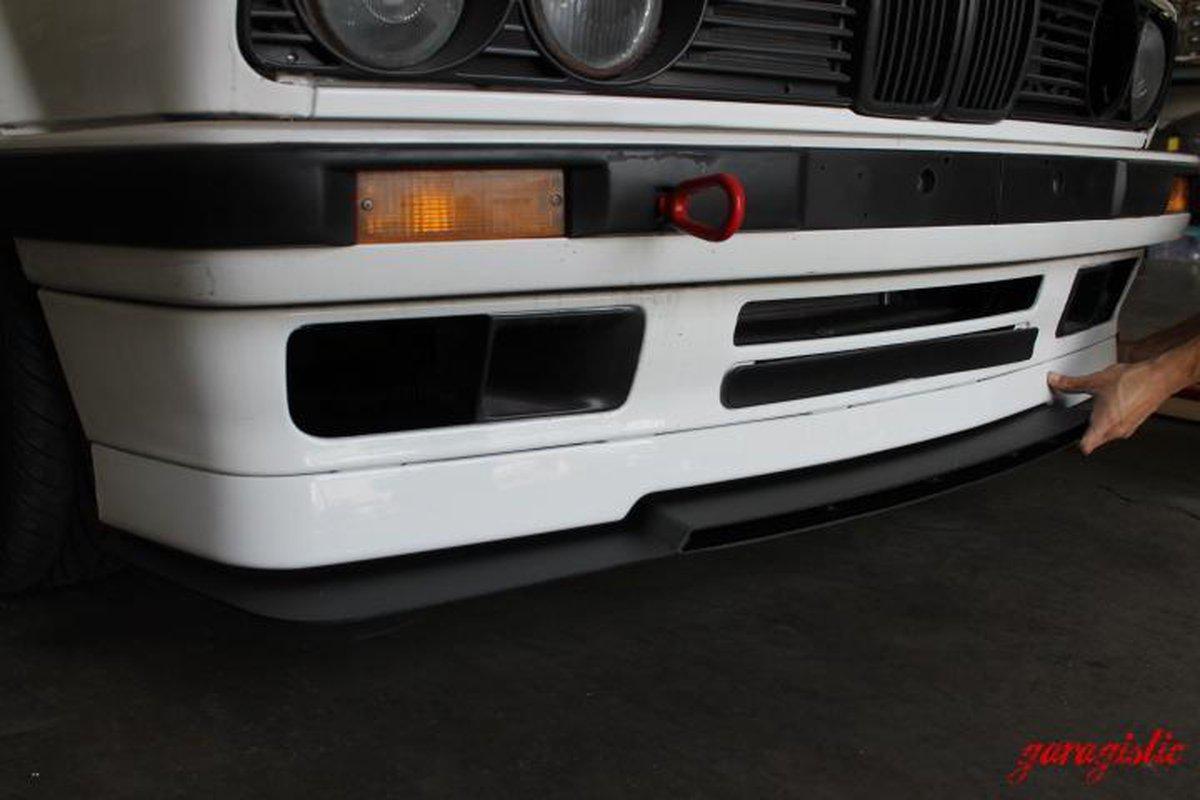 E30 Aluminum IS Lip Splitter (Late Model)-Steel parts-No Lip-Garagistic