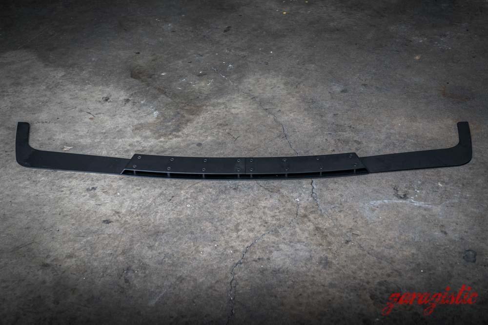 E30 Aluminum IS Lip Splitter (Late Model)-Steel parts-No Lip-Garagistic