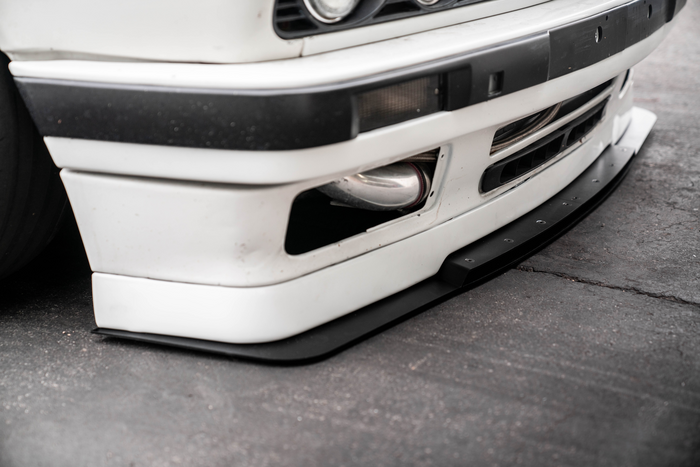 E30 Aluminum IS Lip Splitter (Late Model)-Steel parts-No Lip-Garagistic