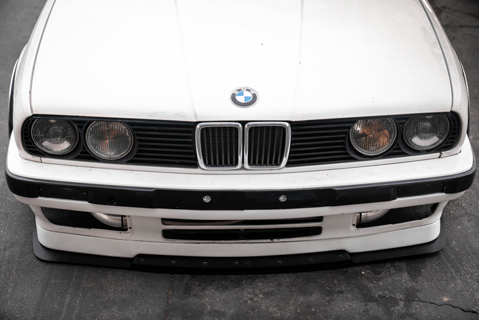 E30 Aluminum IS Lip Splitter (Late Model)-Steel parts-No Lip-Garagistic