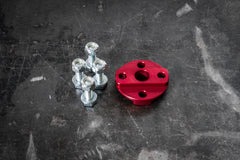 E30 Aluminum Steering Flex Coupler-Machined Parts-Anodized Red-Garagistic