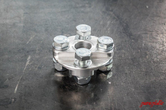 E30 Aluminum Steering Flex Coupler-Machined Parts-Raw Aluminum-Garagistic
