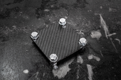 E30 Brake Booster Block-off Plate - Boosterless Conversion/Firewall Blockoff-Brake Lines-Carbon Fiber-Garagistic