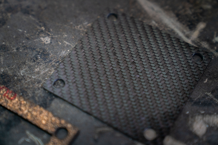 E30 Brake Booster Block-off Plate - Boosterless Conversion/Firewall Blockoff-Brake Lines-Carbon Fiber-Garagistic