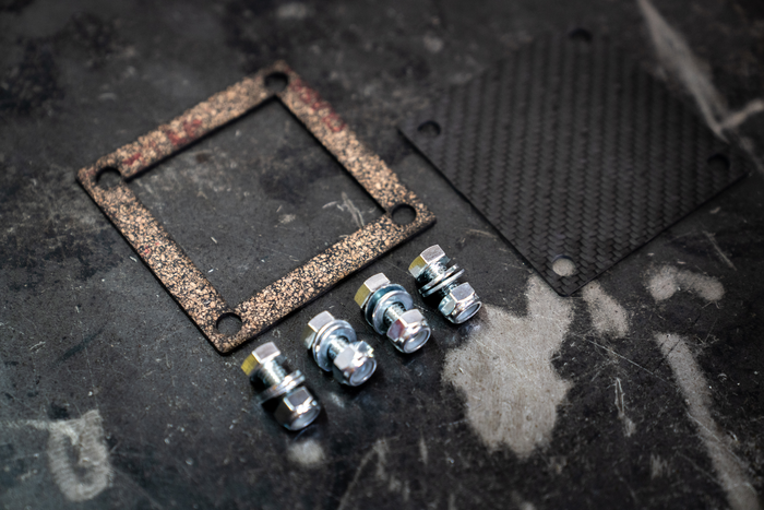 E30 Brake Booster Block-off Plate - Boosterless Conversion/Firewall Blockoff-Brake Lines-Carbon Fiber-Garagistic