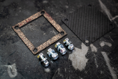 E30 Brake Booster Block-off Plate - Boosterless Conversion/Firewall Blockoff-Brake Lines-Carbon Fiber-Garagistic