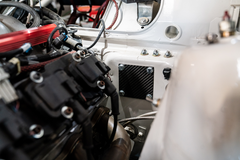 E30 Brake Booster Block-off Plate - Boosterless Conversion/Firewall Blockoff-Brake Lines-Carbon Fiber-Garagistic