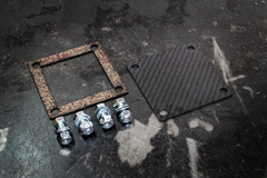 E30 Brake Booster Block-off Plate - Boosterless Conversion/Firewall Blockoff-Brake Lines-Carbon Fiber-Garagistic