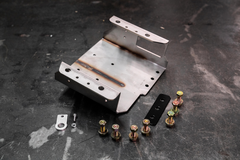 E30 Brake Booster Delete Bracket (Wilwood/ Tilton Pedal Box Setup) - Boosterless Conversion-Steel parts-No pedals or master cylinders-Garagistic