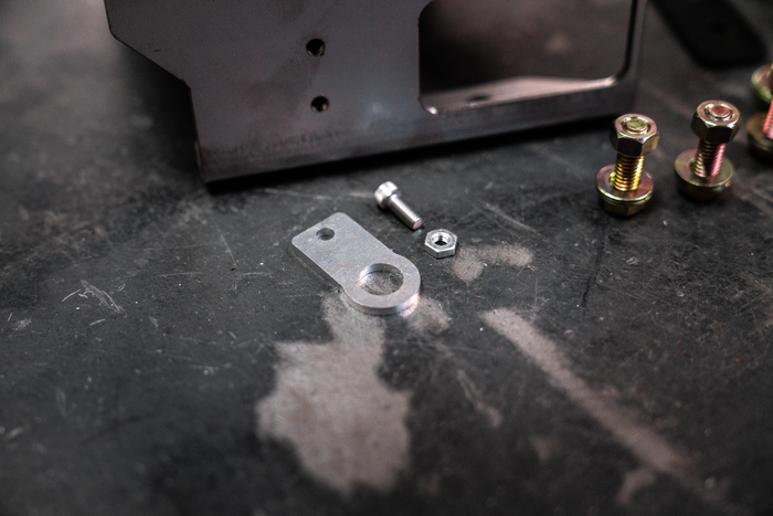 E30 Brake Booster Delete Bracket (Wilwood/ Tilton Pedal Box Setup) - Boosterless Conversion-Steel parts-No pedals or master cylinders-Garagistic