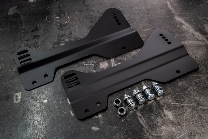 E30 Bucket Seat Side Mount Brackets for OEM Sliders-Seat mounts-425mm to 450mm-Garagistic
