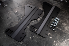E30 Bucket Seat Side Mount Brackets for OEM Sliders-Seat mounts-400mm to 425mm-Garagistic