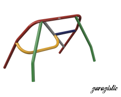 E30 Coupe and Sedan Weld-it-Yourself Roll Bar-Roll bars-No rear bracing-Straight harness bar-Bent (makes room for rear bench seat)-Garagistic