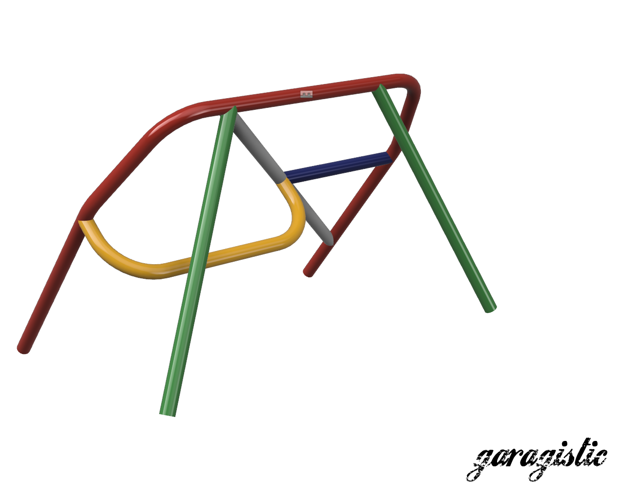 E30 Coupe and Sedan Weld-it-Yourself Roll Bar-Roll bars-No rear bracing-Straight harness bar-Bent (makes room for rear bench seat)-Garagistic