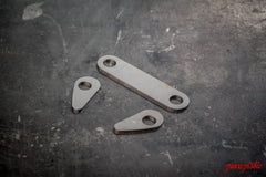 E30 Differential Mounting Point Reinforcement Kit-Steel parts-No rear sway reinforcements-No front subframe reinforcements-Garagistic