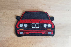 E30 Embroidered Iron-on Patch-Brackets & Reinforcement Braces-Garagistic