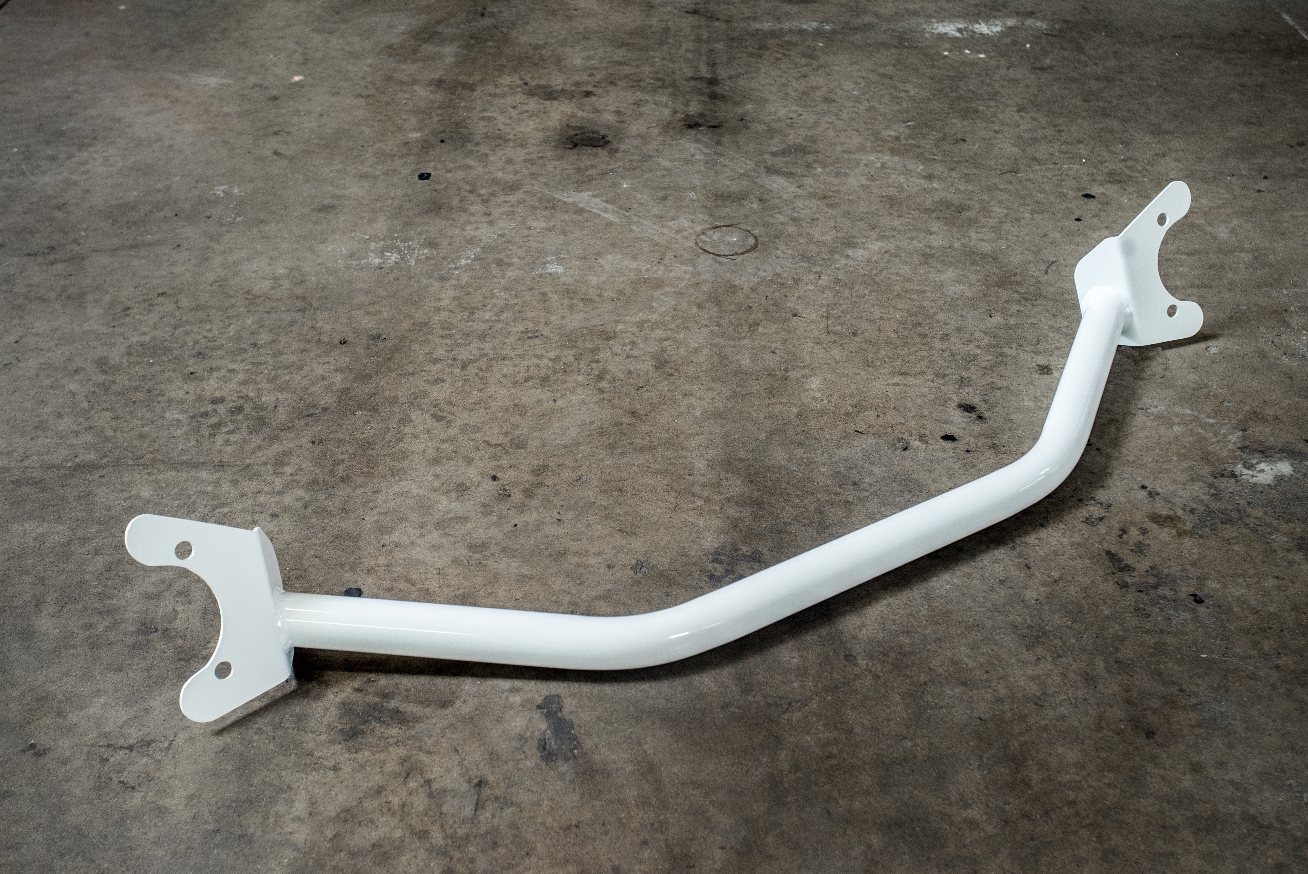E30 Garagistic Front Strut Bar - M42, M20, M50 Compatible-Steel parts-White-Garagistic