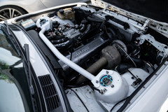 E30 Garagistic Front Strut Bar - M42, M20, M50 Compatible-Steel parts-Red-Garagistic