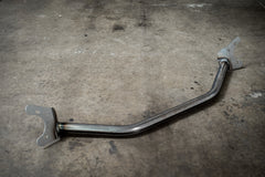 E30 Garagistic Front Strut Bar - M42, M20, M50 Compatible-Steel parts-Bare-Garagistic