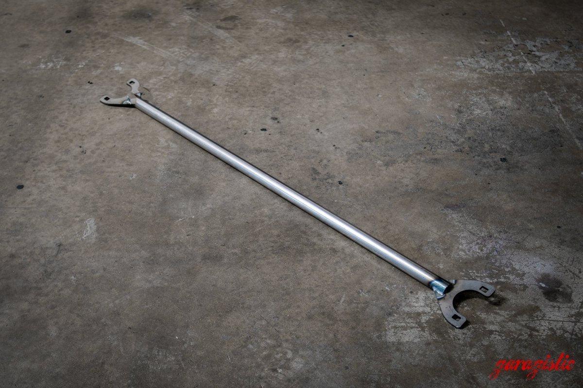 E30 Garagistic Rear Strut Bar-Steel parts-Black-Garagistic