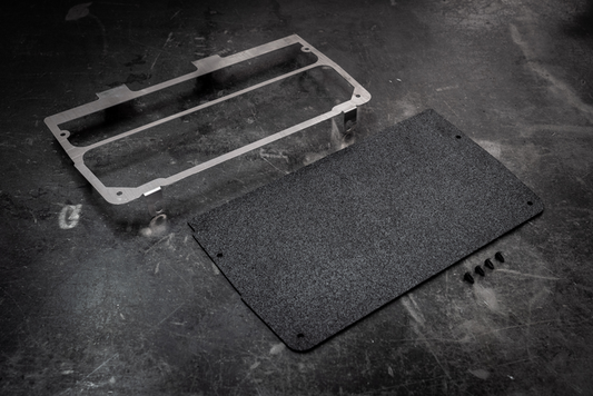 E30 HVAC Delete Panel - 318, 325i/is/e/es, M3-Steel parts-ABS Plastic-Garagistic