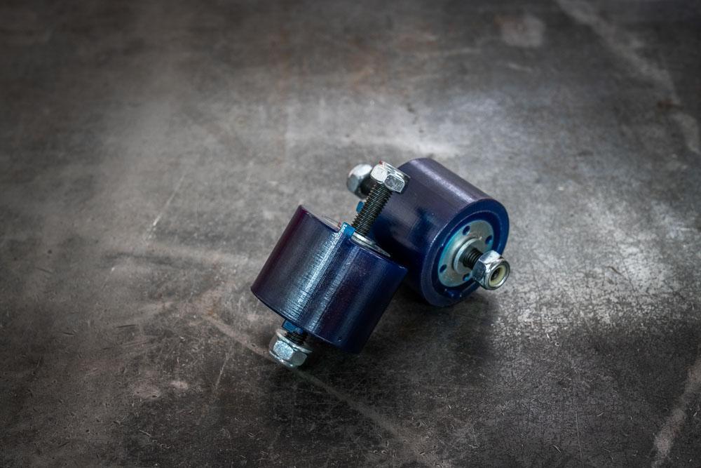 E30 IX Motor Mount Bushings - 1181113232, 11811130139-Poly-95A hard poly (aggressive street/track)-No Thanks!-Garagistic