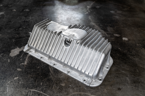 E30 M42 Lower Oil Pan - 11131715266-Steel parts-Garagistic