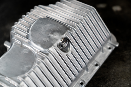 E30 M42 Lower Oil Pan - 11131715266-Steel parts-Garagistic