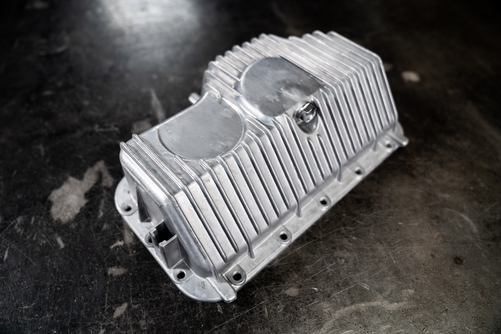 E30 M42 Lower Oil Pan - 11131715266-Steel parts-Garagistic