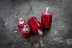 E30 M60 V8 Swap Motor Mount Bushings-Brackets & Reinforcement Braces-80a (Street)-Yes, add matching transmission bushings-Garagistic