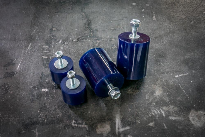 E30 M60 V8 Swap Motor Mount Bushings-Brackets & Reinforcement Braces-95a (Track)-Yes, add matching transmission bushings-Garagistic