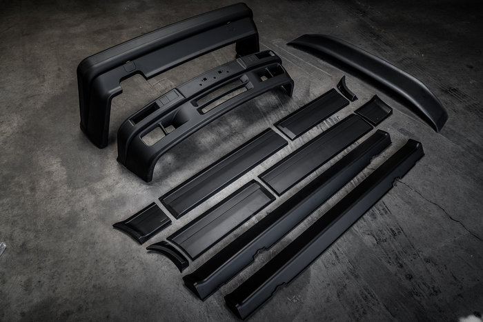 E30 "Mtech 2" Complete Body Kit-Body Panels-4 Door-Add Mtech 2 Wing-Garagistic