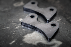 E30 Rear Dual Caliper Mount Weld On Brackets-Steel parts-Garagistic