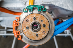 E30 Rear Dual Caliper Mount Weld On Brackets-Steel parts-Garagistic